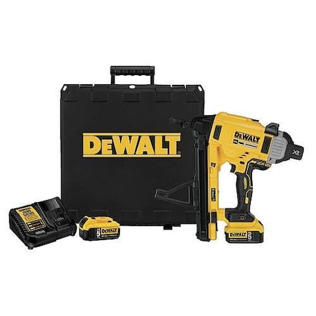 Dewalt 20V MAX* 1in Magazine Cordless Concrete Nailer Kit,  DEW DCN891P2